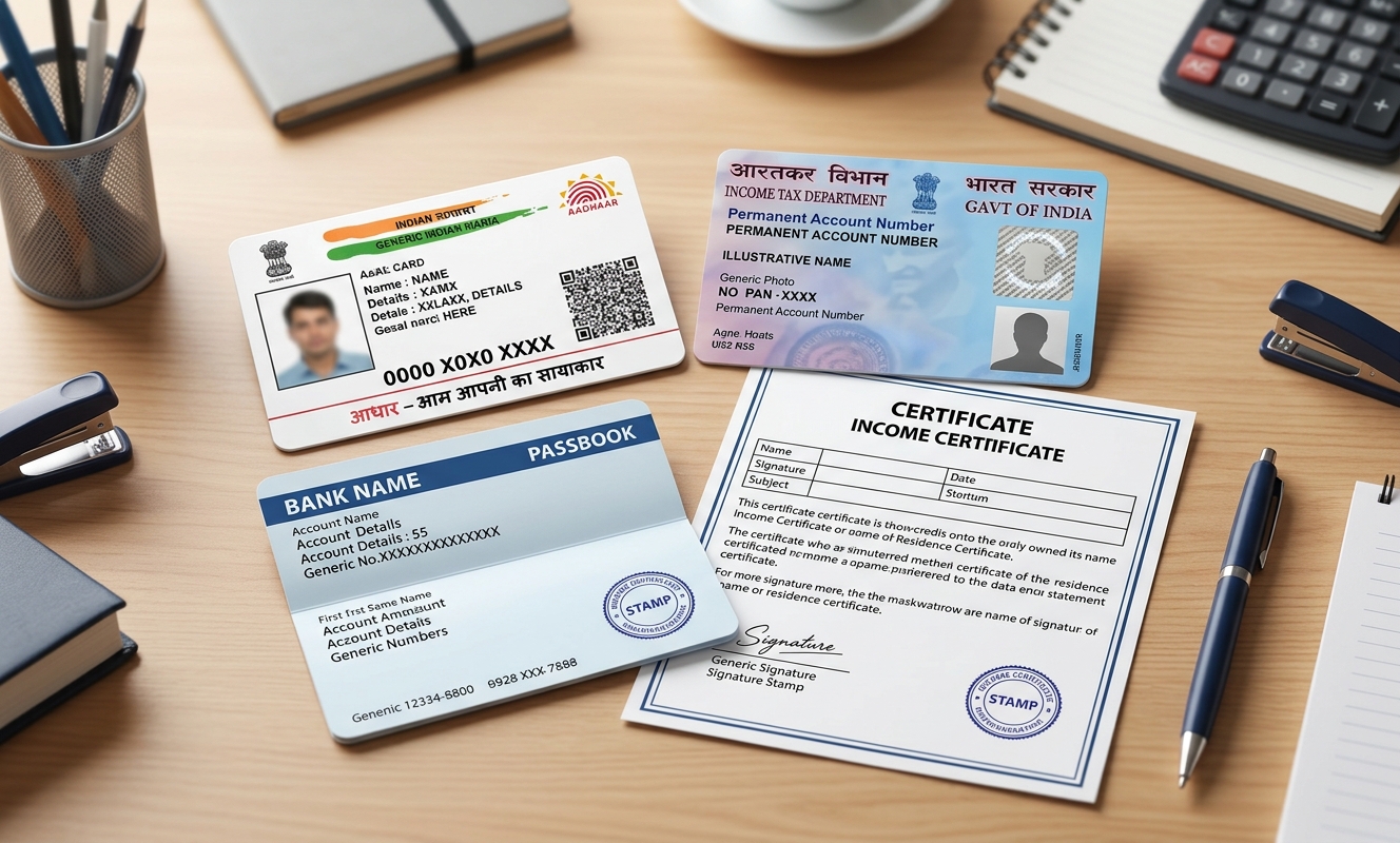 સરકારી યોજના માટે જરૂરી Documents