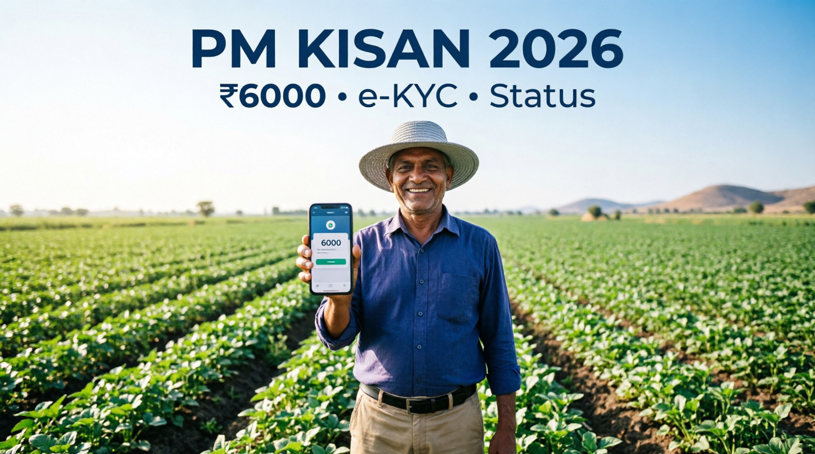 PM Kisan 2026 ખેડૂતો માટે ₹6000 યોજના