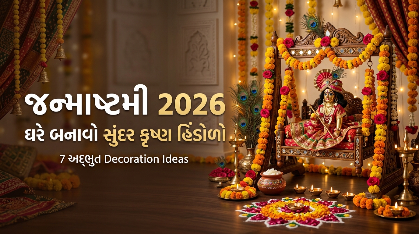 Janmashtami Decoration Ideas 2026 Krishna Hindola