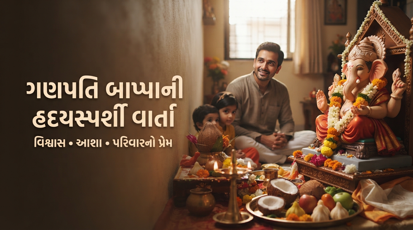 Ganpati Bappa Story 2026 - ગણપતિ બાપ્પાની હૃદયસ્પર્શી ગુજરાતી વાર્તા