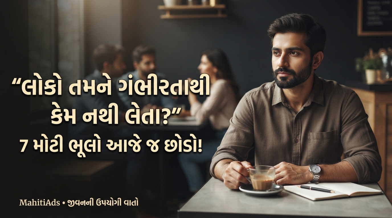 લોકો તમને ગંભીરતાથી કેમ નથી લેતા – 7 ભૂલો